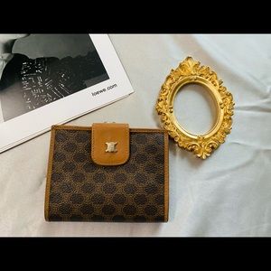 SOLD Celine Vintage Macadam Brown Wallet